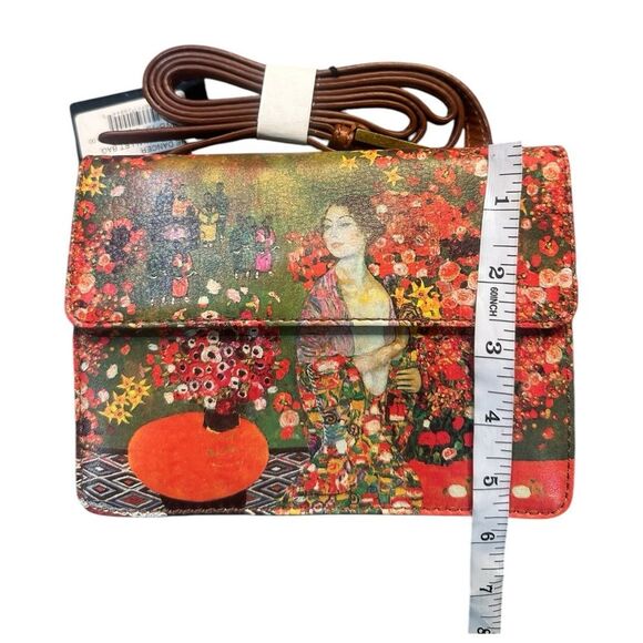 ICON Los Angeles “The Dancer” Double Flap Wallet Crossbody Bag - NWT - Picture 12 of 13